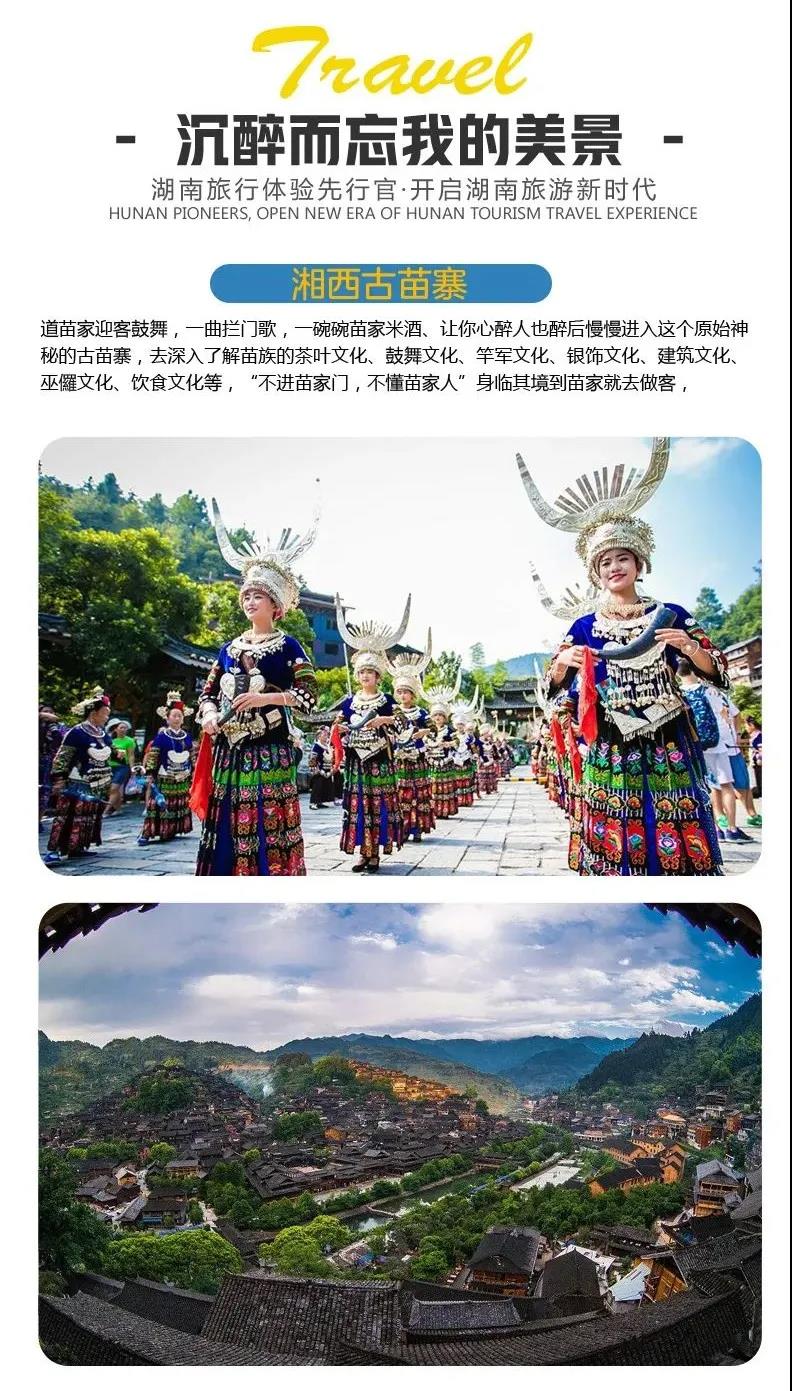 【7月8日直飞张家界】：张家界国家森林公园、袁家界、天门山（玻璃栈道）浪漫凤凰古城、梵净山双飞5日湘黔连线游